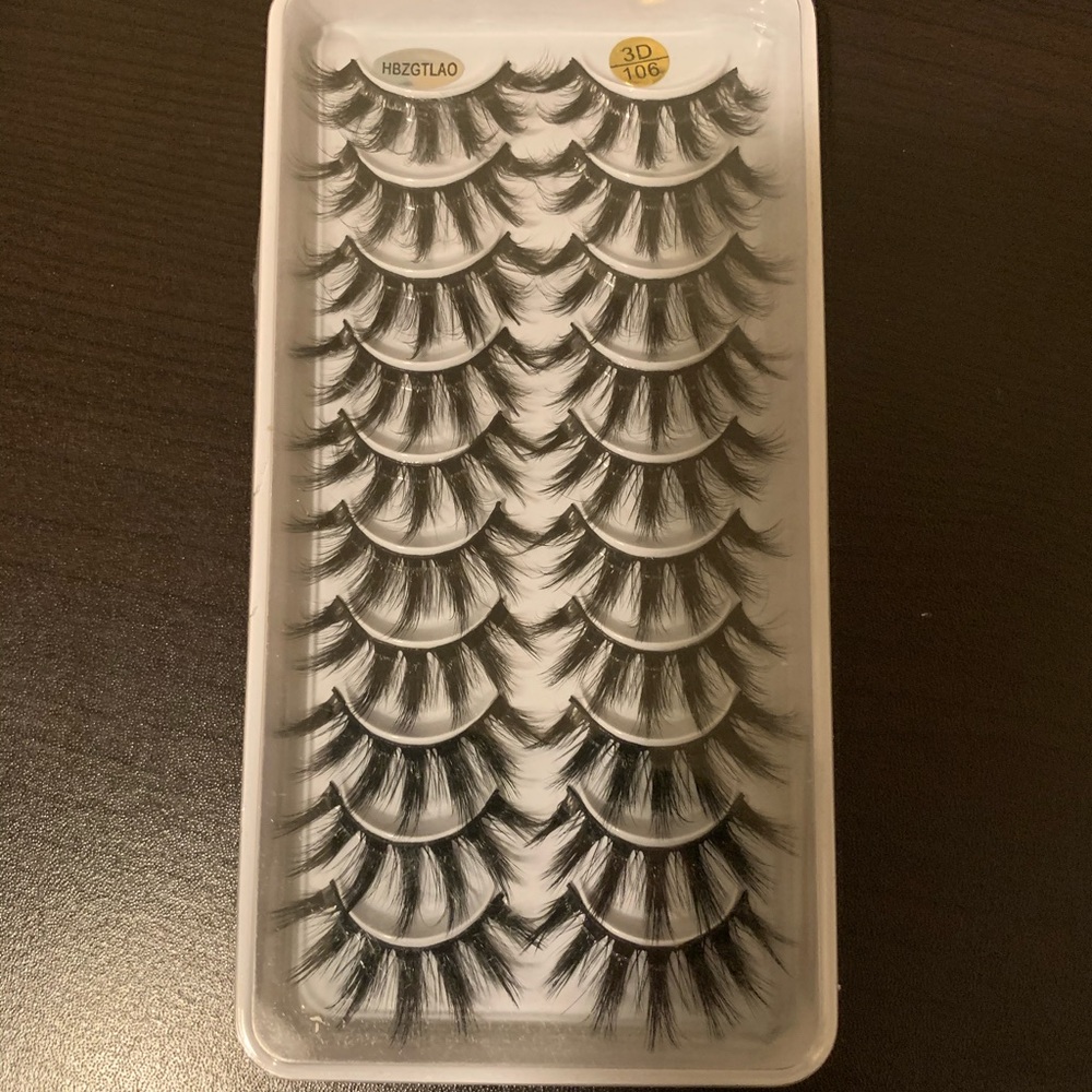 10 pairs Mink Hair Eyelashes